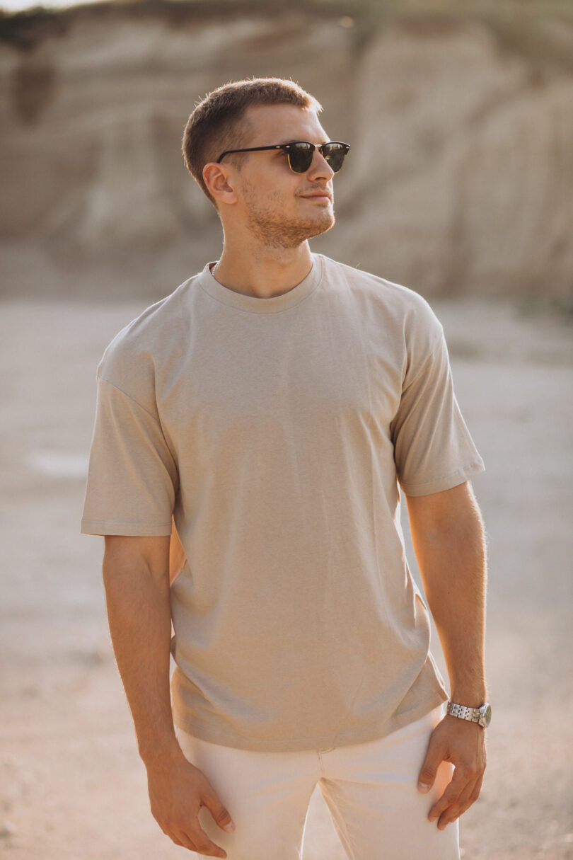Stone Regular Fit Round Neck T-Shirt