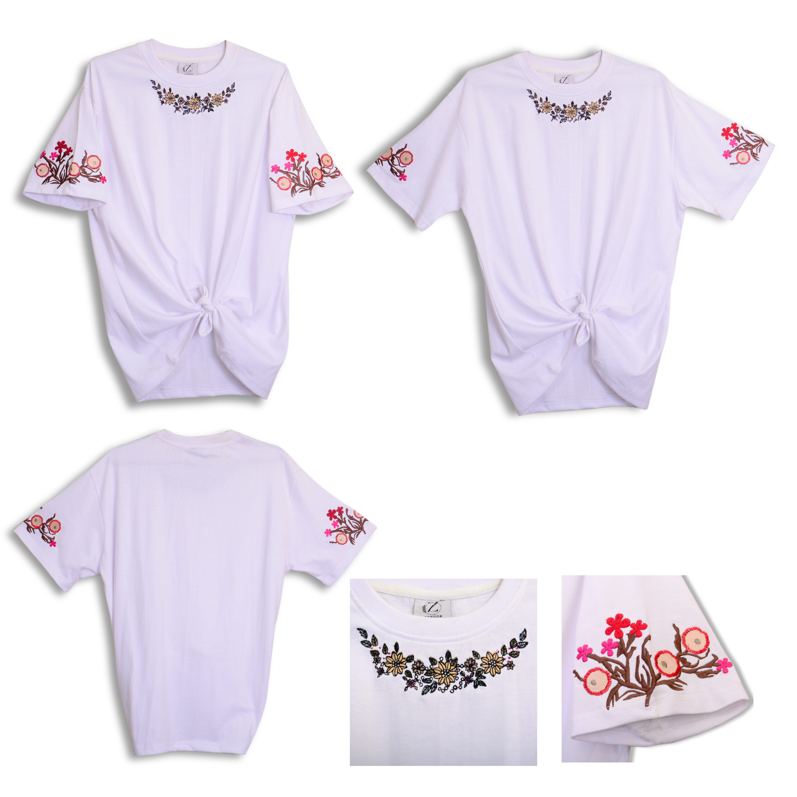 Embroidered Charm Bow Shirt - Image 6