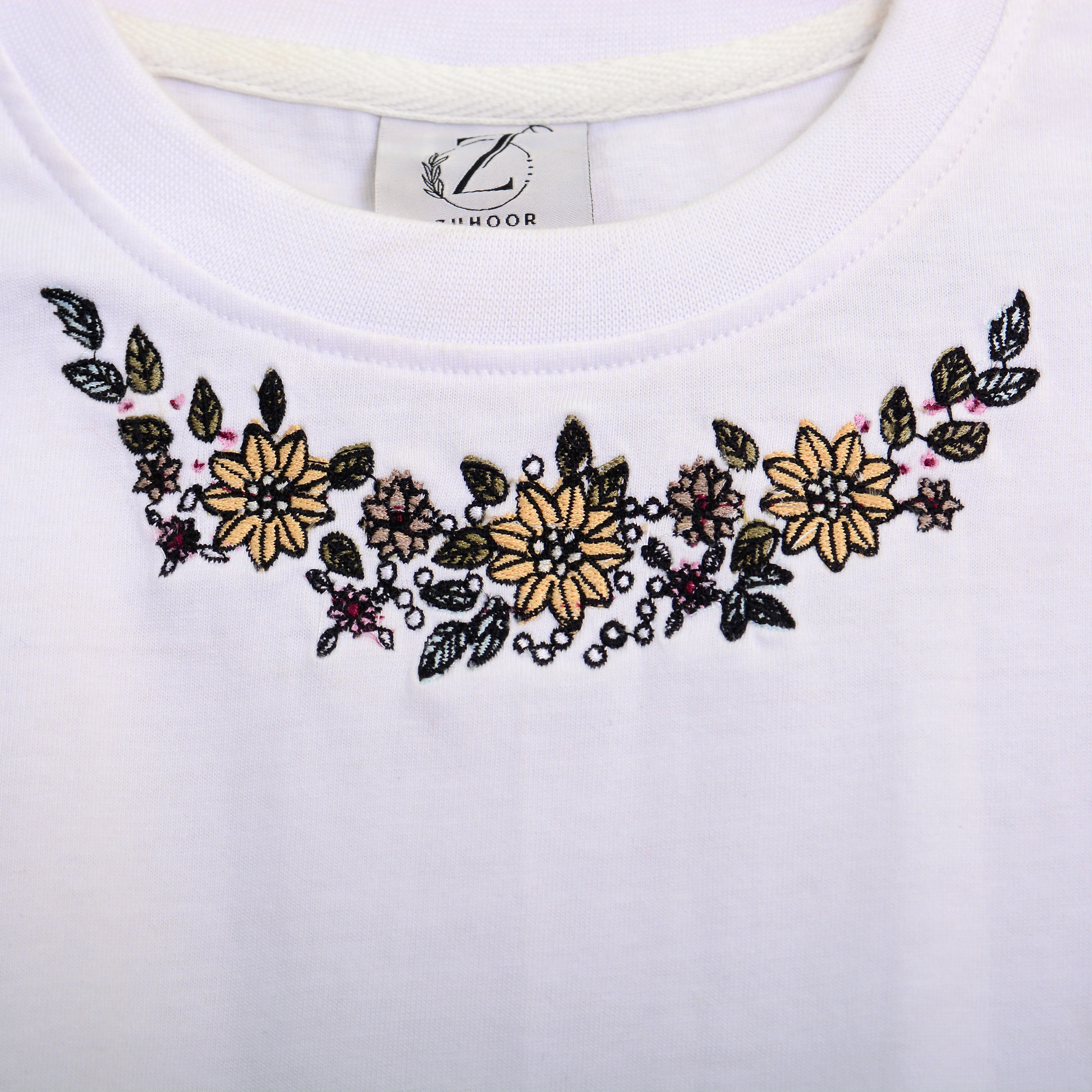 Embroidered Charm Bow Shirt - Image 5