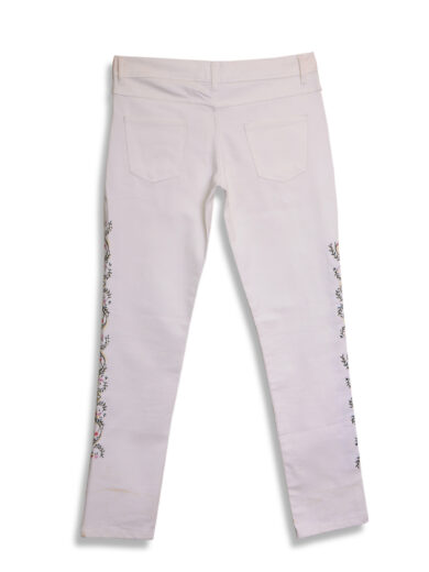 Signature Embroidered Pants