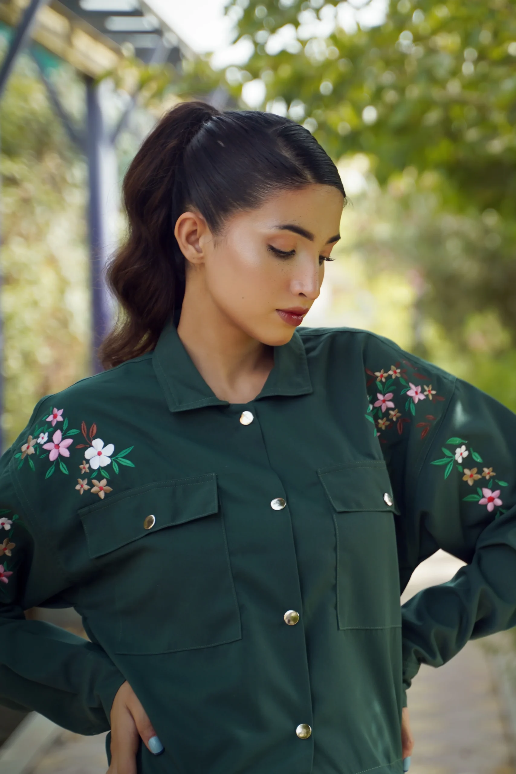 Embroidered Luxe Coat - Image 3